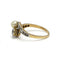 Bague 53 Bague Toi et moi Art nouveau en or 750, diamants et perle 58 Facettes 1292