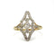 Bague 54 Bague en or 750 avec diamants taille ancienne 58 Facettes 1313