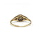 Bague 53 Bague Art déco en or 750 avec diamants taille ancienne et saphirs calibrés 58 Facettes 1312