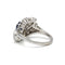 Bague 54 Bague en or blanc 585 avec diamants et saphir 58 Facettes 1308