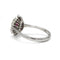 Bague 52 Bague marguerite en or 750 avec diamants et rubis 58 Facettes 1306
