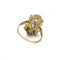 Bague 54 Bague Art déco en or 750 avec diamants et saphirs calibrés 58 Facettes 1298