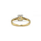 Bague 54 Solitaire Art déco - Bague en or 750 avec diamant 1,03 ct 58 Facettes 1291