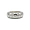 Bague 55 Bague jonc en or blanc 750 des années 1980 avec diamants 58 Facettes SA001