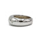 Bague 55 Bague jonc en or blanc 750 des années 1980 avec diamants 58 Facettes SA001