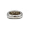 Bague 55 Bague jonc en or blanc 750 des années 1980 avec diamants 58 Facettes SA001