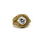 Bague 46 Bague nœud en or 750 avec diamant taille ancienne 1,76 ct GIA 58 Facettes 1269