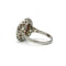 Bague 53 Bague Art déco en platine avec diamant jaune 2,18 ct et rubis 58 Facettes 1274