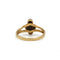 Bague 54 Bague en or jaune 750 avec grenats et opales 58 Facettes 1327