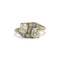 Bague 57 Bague toi et moi en or jaune 14K avec diamants 2,04 ct GIA 58 Facettes 1296
