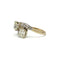 Bague 57 Bague toi et moi en or jaune 14K avec diamants 2,04 ct GIA 58 Facettes 1296