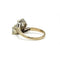 Bague 57 Bague toi et moi en or jaune 14K avec diamants 2,04 ct GIA 58 Facettes 1296