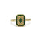 Bague 58 Bague en or jaune 750, diamants et émeraudes 58 Facettes 1325