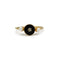 Bague 46 Bague en or jaune 750 avec onyx, diamant et perles 58 Facettes 1328