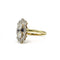 Bague 60 Bague Art déco en or jaune 750, diamants et saphirs calibrés 58 Facettes 1300