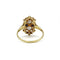 Bague 60 Bague Art déco en or jaune 750, diamants et saphirs calibrés 58 Facettes 1300