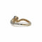 Bague 53 Bague toi et moi en or 750, diamants et saphir 58 Facettes 1303
