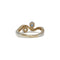 Bague 53 Bague toi et moi en or 750, diamants et saphir 58 Facettes 1303