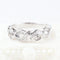 Bague 60 Bague en or blanc 18 carats sertie de diamants trapèze 0,69 ct 58 Facettes 133710C