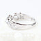 Bague 60 Bague en or blanc 18 carats sertie de diamants trapèze 0,69 ct 58 Facettes 133710C