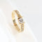 Bague 55 Bague solitaire en or jaune 18 carats avec diamants 58 Facettes 131645
