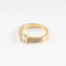 Bague 55 Bague solitaire en or jaune 18 carats avec diamants 58 Facettes 131645
