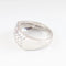 Bague 58 Bague pavée en or blanc 18 carats et diamants taille brillant 58 Facettes 131370B