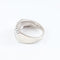 Bague 58 Bague pavée en or blanc 18 carats et diamants taille brillant 58 Facettes 131370B