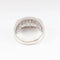 Bague 58 Bague pavée en or blanc 18 carats et diamants taille brillant 58 Facettes 131370B