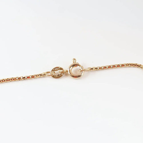 Collier Collier ras-de-cou vintage en or jaune 14 carats et pierres précieuses 58 Facettes 159/24T