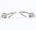 Boucles d'oreilles Boucles d'oreilles en or blanc 18 carats et diamants taille brillant 58 Facettes 131366F