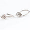 Boucles d'oreilles Boucles d'oreilles en or blanc 18 carats et diamants taille brillant 58 Facettes 131366F