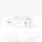 Bague 50 Bague solitaire en or blanc 18 carats avec diamant 0,32 ct 58 Facettes 133721C