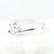 Bague 50 Bague solitaire en or blanc 18 carats avec diamant 0,32 ct 58 Facettes 133721C
