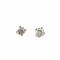 Boucles d'oreilles Boucles d'oreilles dormeuses en or blanc 18 carats avec diamants 58 Facettes 125977