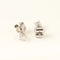 Boucles d'oreilles Boucles d'oreilles dormeuses en or blanc 18 carats avec diamants 58 Facettes 125977