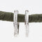 Boucles d'oreilles Boucles d’oreilles créoles en or blanc 18 carats et diamants 58 Facettes 133710D
