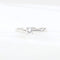 Bague 53 Bague solitaire en or blanc 18 carats avec diamant 0,23 ct 58 Facettes 135024Ñ