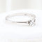 Bague 53 Bague solitaire en or blanc 18 carats avec diamant 0,23 ct 58 Facettes 135024Ñ