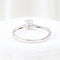 Bague 53 Bague solitaire en or blanc 18 carats avec diamant 0,23 ct 58 Facettes 135024Ñ