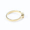 Bague 54 Bague solitaire en or jaune 18 carats avec diamant taille brillant 58 Facettes 129555E