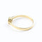 Bague 54 Bague solitaire en or jaune 18 carats avec diamant taille brillant 58 Facettes 129555E