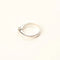 Bague 54 Bague solitaire en or blanc 18 carats avec diamant taille brillant 58 Facettes 126443