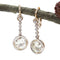 Boucles d'oreilles Boucles d'oreilles vintage en or jaune 18 carats avec diamants naturels 58 Facettes