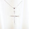Collier Chaîne - Pendentif croix en or blanc et diamants 58 Facettes 159/24P