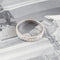 Bague 55 Bague en or blanc 18 carats sertie de diamants taille brillant 58 Facettes 131370C