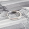 Bague 55 Bague en or blanc 18 carats sertie de diamants taille brillant 58 Facettes 131370C