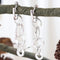 Boucles d'oreilles Boucles d'oreilles longues en or blanc 18 carats et diamants taille brillant 58 Facettes 159/24Z