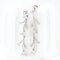 Boucles d'oreilles Boucles d'oreilles pendantes serties de diamants en or blanc 18 carats 58 Facettes 133721D