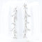 Boucles d'oreilles Boucles d'oreilles pendantes serties de diamants en or blanc 18 carats 58 Facettes 133721D